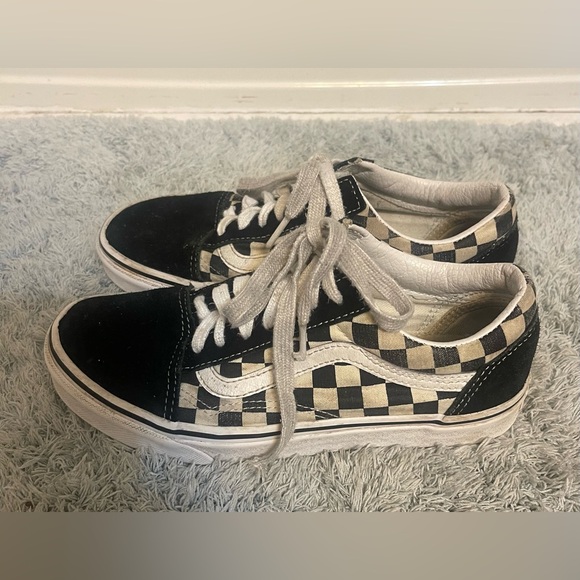 Vans Old Skool Primary Check Shoe Women’s Size 7 - Picture 2 of 6
